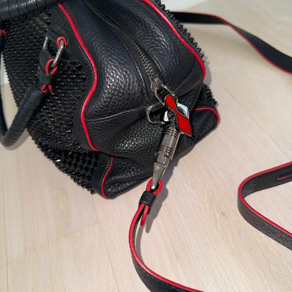 Christian Louboutin Spiked Panettone Shoulder Satchel Crossbody Bag - Picture 2 of 8